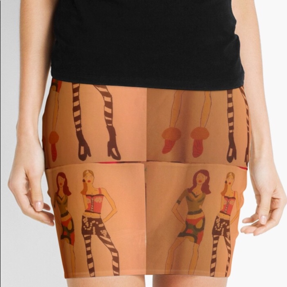 Strike A Pose Mini Skirt(Custom Made)